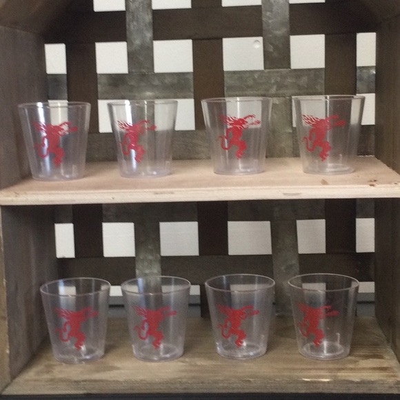 FireBall Other - FireBall Bar Shelf With Shot Glasses